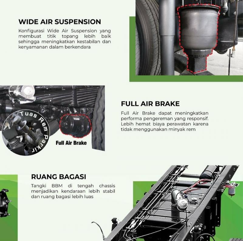 Gandeng Karoseri Adiputro, Bus Baru Hino R 260 Dibekali Suspensi Udara