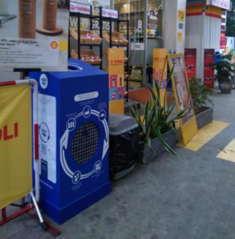Ajak Pelanggan Peduli Lingkungan, SPBU Shell Sediakan Dropbox Sampah ...