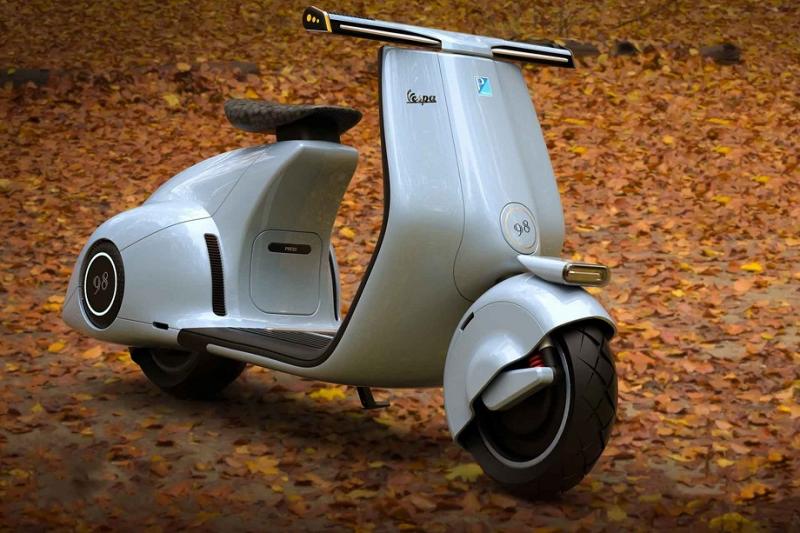 Ilustrasi Vespa Listrik (ist)