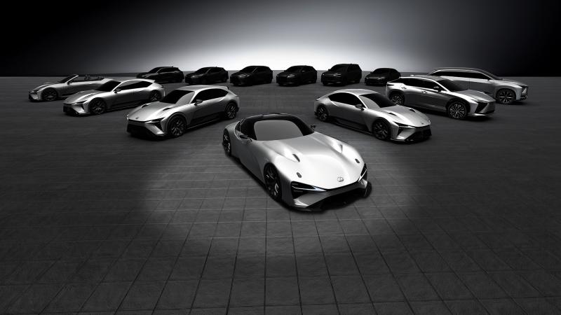 Mobil listrik Lexus yang akan diluncurkan beberapa tahun ke depan. (sumber: Toyota)