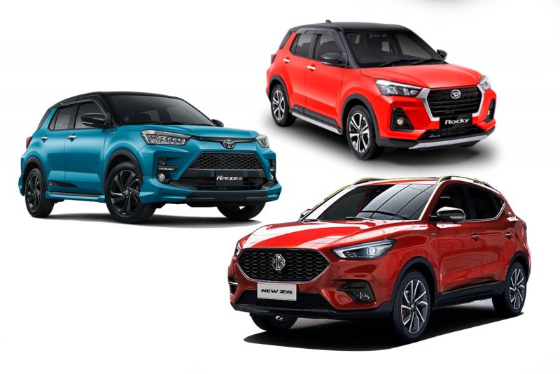 SUV kompak yang dirilis 2021 dengan harga Rp. 200 jutaan: Toyota Raize, Daihatsu Rocky, MG ZS
