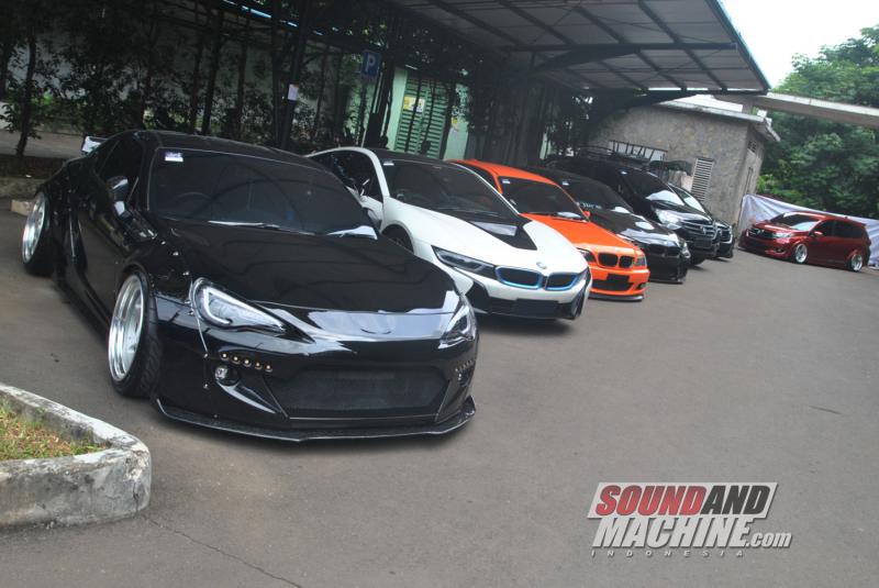 Acara kontes modifikasi Just Fitment Enthusiast di Podomoro Golf View, Bogor