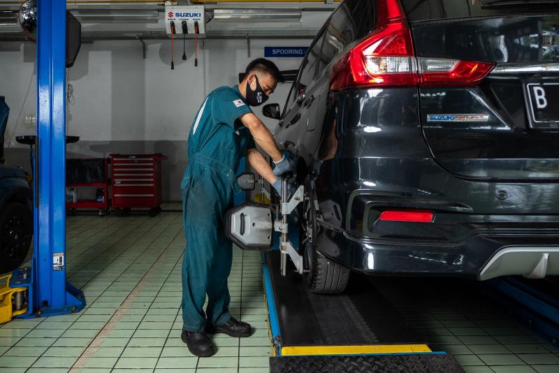 Ilustrasi Wheel Alignment