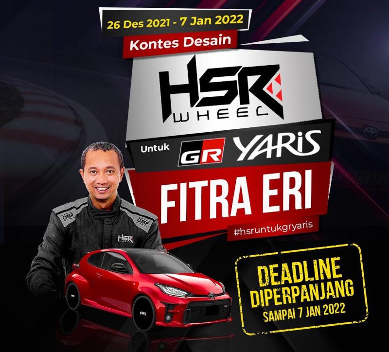 Banner Kompetisi Desain Pelek HSR untuk Fitra Eri (sumber: Fitra Eri)