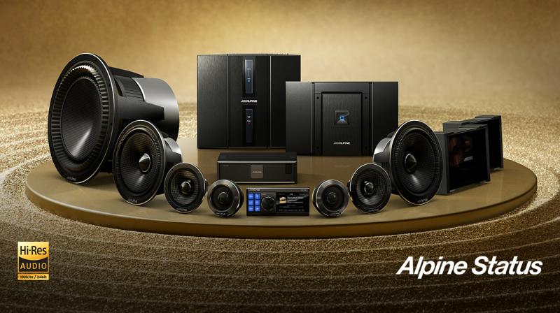 Alpine Status, audio system dengan teknologi produk flagship Alpine F1 Status (sumber: Alpine) 