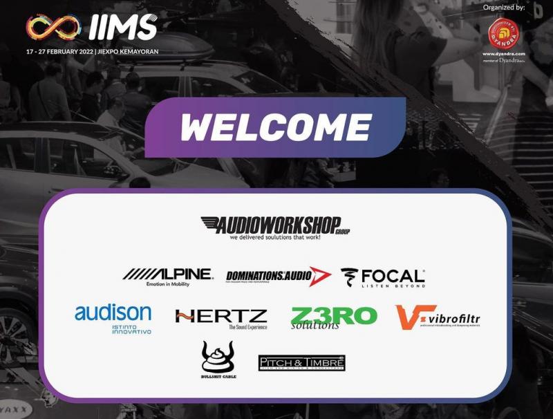 Pengumuman partisipasi Audioworkshop di Indonesia International Motor Show (IIMS) Hybrid 2022 (sumber: IIMS)