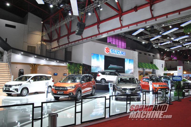 Booth Suzuki di pameran Indonesia International Motor Show (IIMS) Hybrid 2022