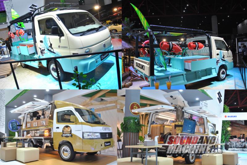 Suzuki New Carry modifikasi di pameran Indonesia International Motor Show (IIMS) Hybrid 2022