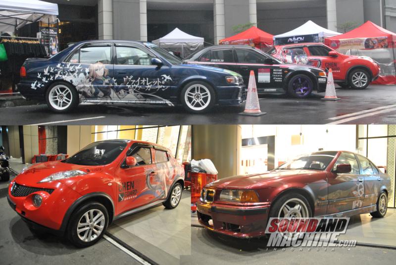 Event I Miss U Japan Fest konsisten menghadirkan itasha atau mobil dengan stiker anime.