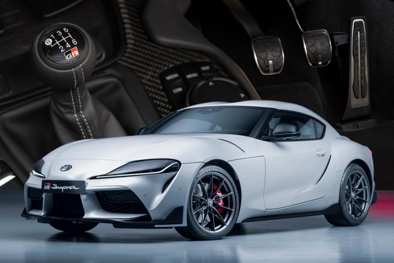 Toyota GR Supra tersedia transmisi manual untuk rasa berkendara lebih menyenangkan. (sumber: Toyota)