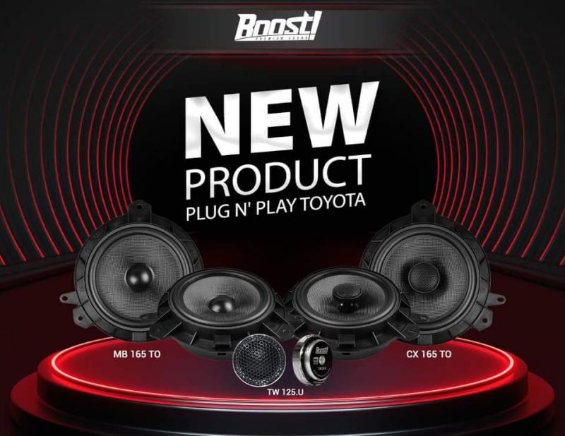 Produk baru car audio plug and play Boost! resmi diperkenalkan untuk audio mobil Toyota. (sumber: Boost!)