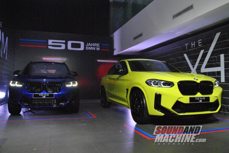 BMW rilis X3 (kiri) dan X4 (kanan) M Competition facelift untuk pasar Indonesia.