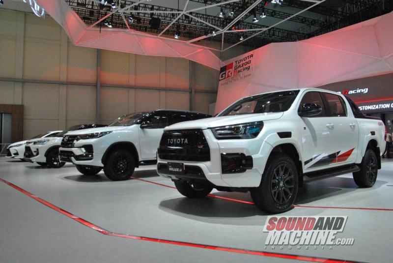 Lini terbaru Toyota Gazoo Racing di pameran Gaikindo Indonesia International Auto Show (GIIAS) 2022.