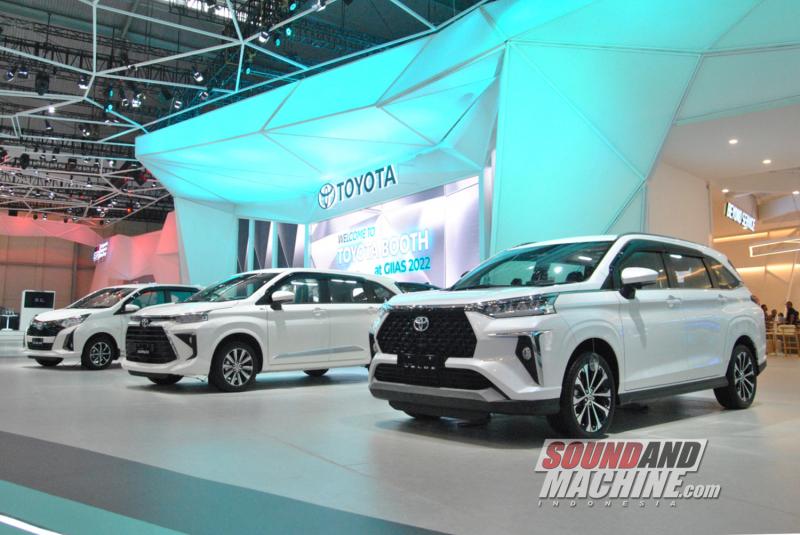 Booth Toyota di pameran Gaikindo Indonesia International Auto Show (GIIAS) 2022.