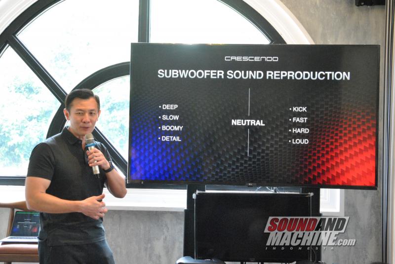 Crescendo luncurkan subwoofer Revolution 710 yang memiliki keseimbangan tinggi dalam menghasilkan suara bas.