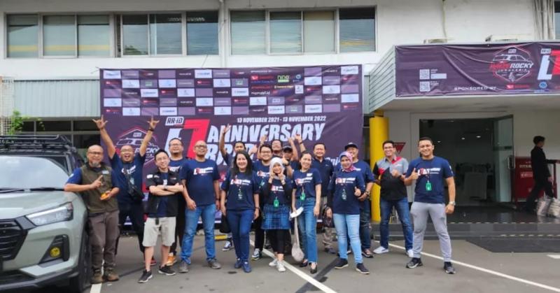 Perayaan hari jadi komunitas Raize-Rocky Indonesia yang pertama di Head Office PT. Astra-Daihatsu Motor, Jakarta. (sumber: Raize Rocky Indonesia)