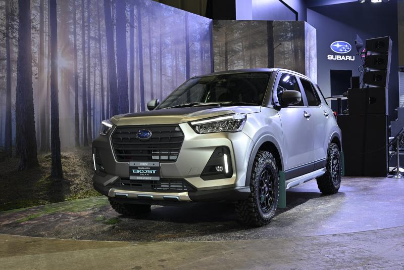 Subaru Rex modifikasi di Tokyo Auto Salon 2023, bisa diterapkan ke Daihatsu Rocky karena memiliki kesamaan bentuk. (sumber: Subaru)