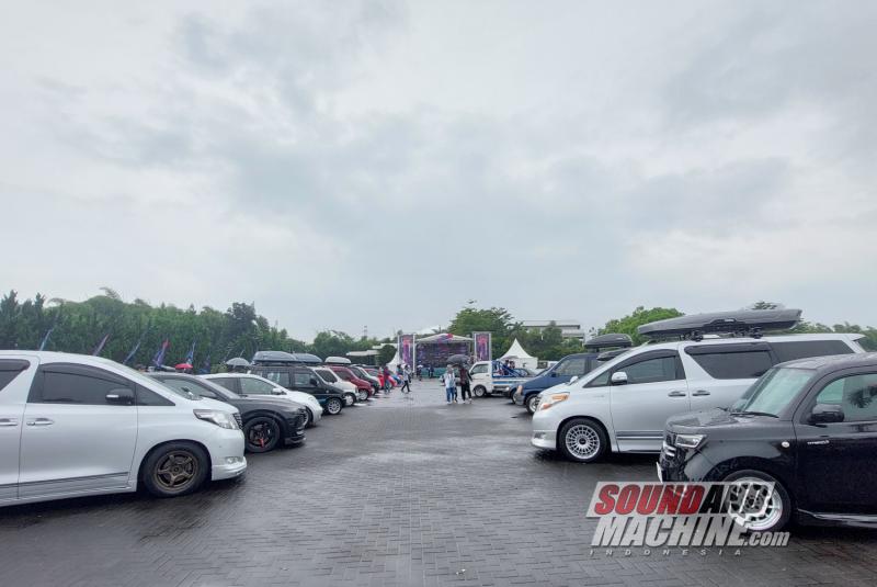 Perhelatan JDM Fest di Bandung Convention Center, Jawa Barat.