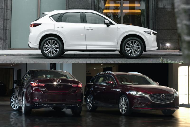 Dua produk limited edition yang dirilis bertepatan dengan 6 tahun Eurokars Motor Indonesia sebagai APM Mazda, Mazda CX-5 AWD (atas) dan Mazda6 20th Anniversary (bawah) (sumber: Mazda)