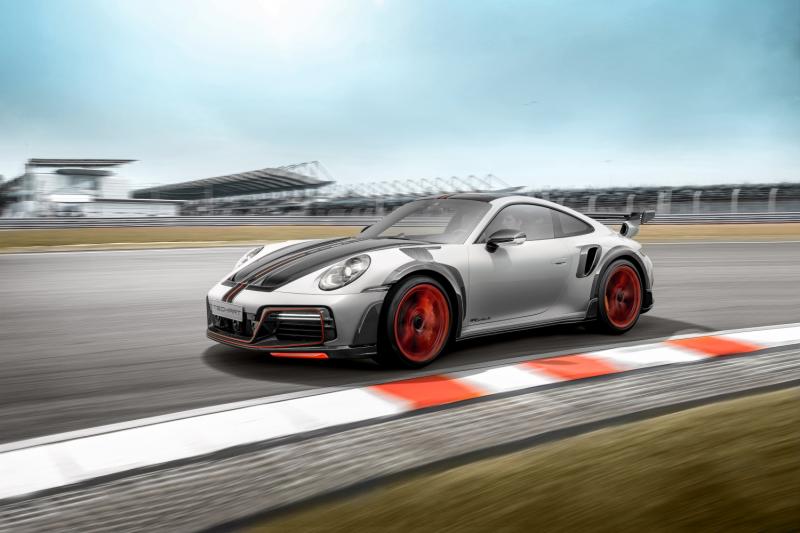 Techart GTstreet R, mobil modifikasi berbasis Porsche 911 Turbo 992 yang dijual sebanyak 87 unit di seluruh dunia. (sumber: Techart)