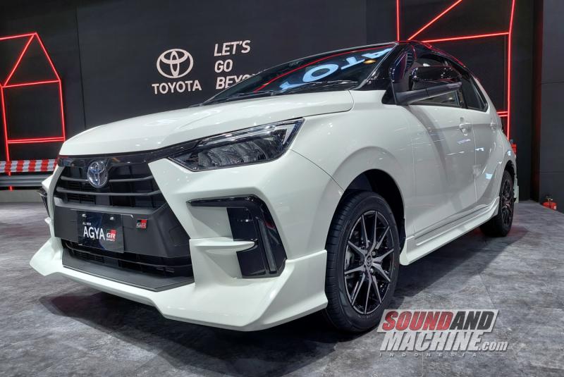 Toyota All-New Agya varian GR Sport yang menembus harga Rp. 230 jutaan di pameran Gaikindo Jakarta Auto Week (JAW) 2023.