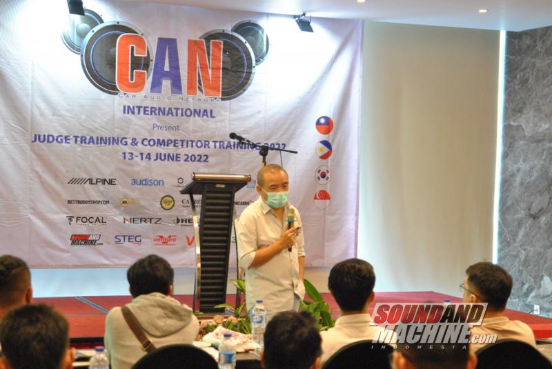 Training Car Audio Network (CAN) International pada tahun 2022.