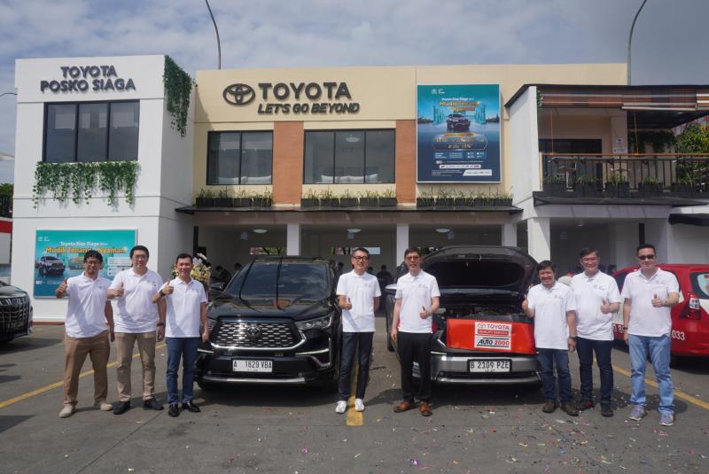 Toyota resmi membuka posko siaga untuk para pemudik atau masyarakat yang menikmati momen libur lebaran 2023. (sumber: Toyota)