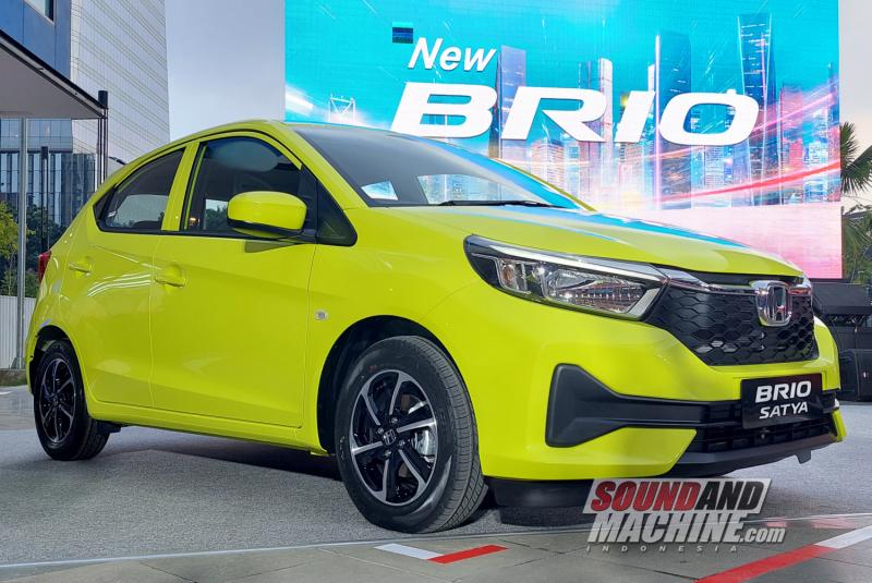 Versi LCGC Honda Brio Satya facelift yang resmi diluncurkan oleh Honda Prospect Motor (HPM) selaku agen pemegang merek. (foto: Joule)