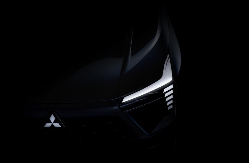 Teaser Mitsubishi XFC Concept versi mobil produksi yang akan meluncur di pameran Gaikindo Indonesia International Auto Show (GIIAS) 2023. (sumber: Mitsubishi)