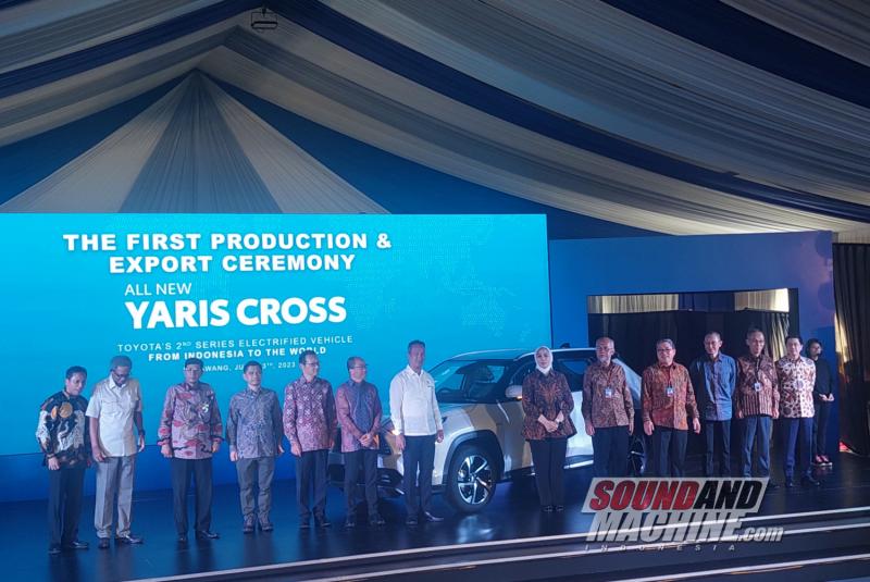 Toyota Yaris Cross pasar Indonesia resmi diproduksi lokal oleh pabrik Toyota Motor Manufacturing Indonesia (TMMIN), dan langsung diekspor.