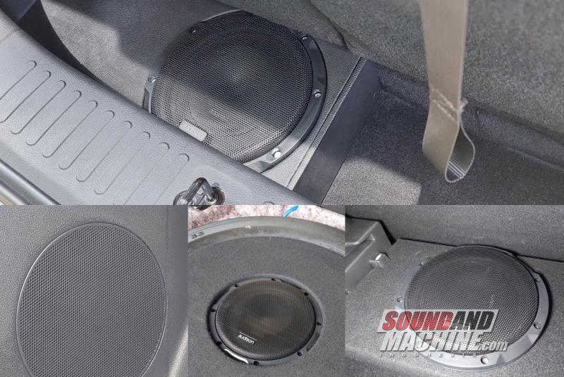 Instalasi subwoofer pasif Audison APS 8D dengan beragam penempatan.
