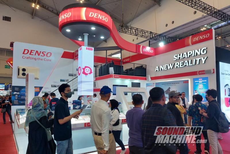 Booth Denso Indonesia di pameran Gaikindo Indonesia International Auto Show (GIIAS) 2023.