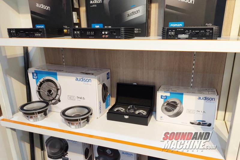 Produk car audio Audison yang menjadi andalan FI Audio dalam pameran Audison Demo Day.