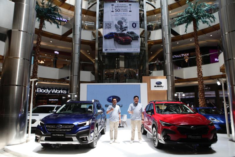 Perhelatan Subaru DriveFest di Surabaya, Jawa Timur.