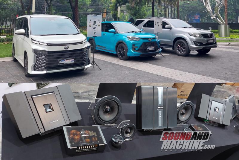 Pameran car audio Alpine Day di La Maison Barito, Jakarta. 