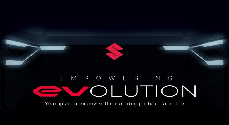 Teaser kendaraan listrik Suzuki yang akan ditampilka di Gaikindo Indonesia International Auto Show (GIIAS) 2024. (sumber: Suzuki)