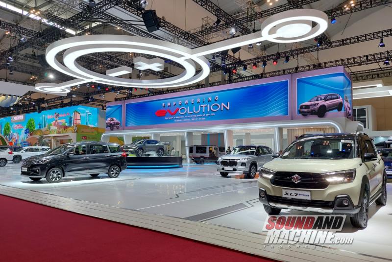 Booth Suzuki di pameran Gaikindo Indonesia International Auto Show (GIIAS) 2024.