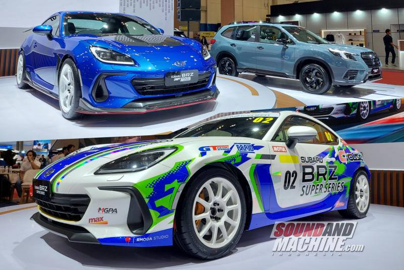 Mobil baru Subaru yang diluncurkan di pameran Gaikindo Jakarta Auto Week (GJAW) 2024.