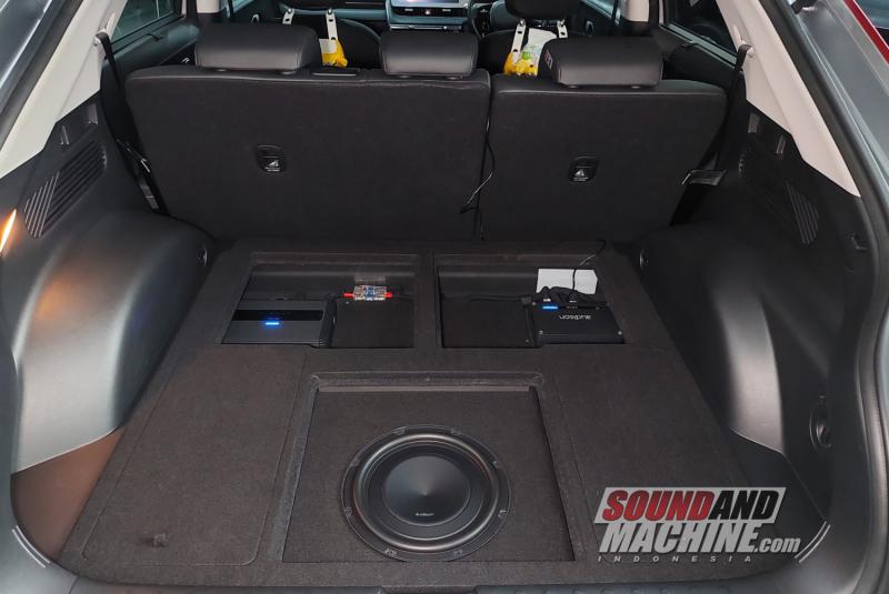 Mobil demo Hyundai Ioniq 5 dengan produk Audison di acara demo day FI Audio.