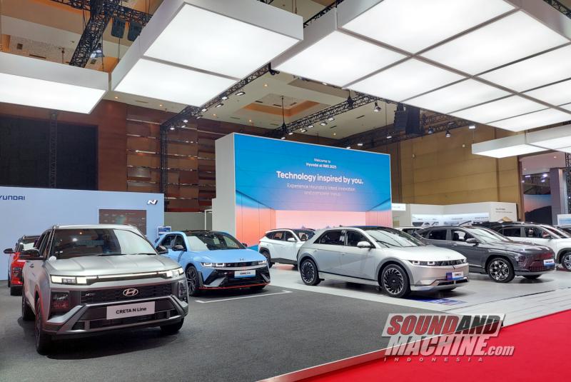 Deretan lini Hyundai di pameran Indonesia International Motor Show (IIMS) 2025.
