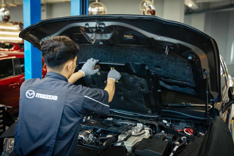 Ilustrasi bengkel resmi Mazda Indonesia. (sumber: Mazda)