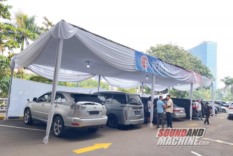 Suasana seri tambahan kompetisi car audio Mobile Sound Festival jelang final musim 2024-2025.