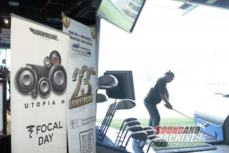 Gerai Cartens Audio adakan Focal Day yang mempertemukan hobi car audio dengan golf.