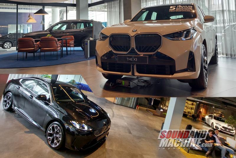 BMW All-New X3 dan 2-Series Gran Coupe dengan pendahulunya di showroom BMW Astra.