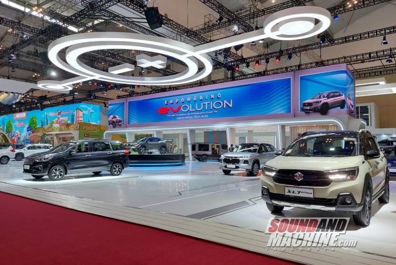 Ilustrasi booth Suzuki di Gaikindo Indonesia International Auto Show (GIIAS).