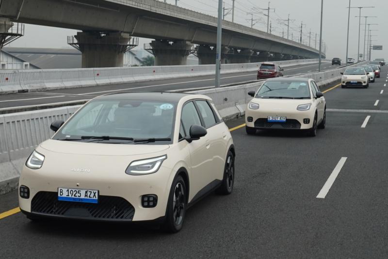 Test drive Jakarta - Bandung dengan Aion UT (sumber: GAC Indonesia)