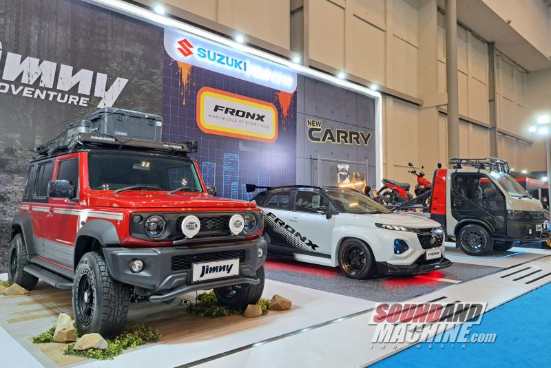 Mobil modifikasi yang dihadirkan oleh Suzuki di perhelatan Indonesia Modification and Lifestyle Expo (IMX) 2025.