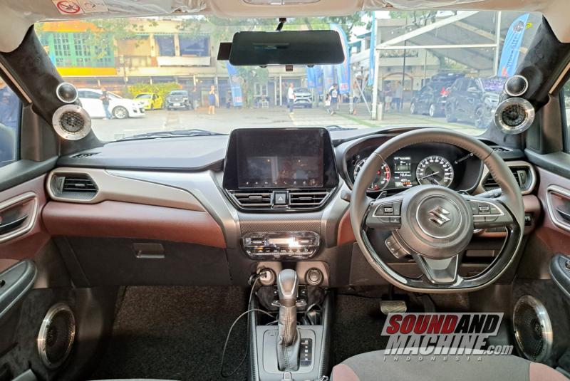 Upgrade audio Suzuki Fronx garapan RDM Autosound dengan produk Dominations Audio.