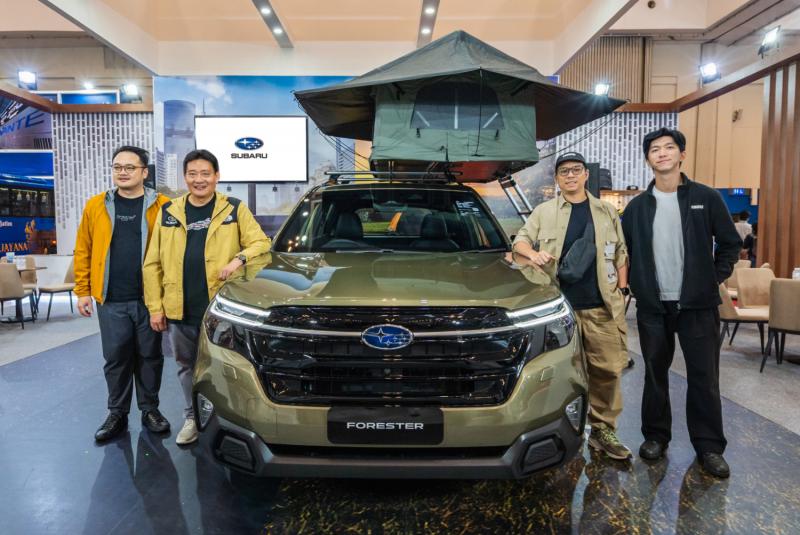 Subaru hadirkan paket eksklusif kolaborasi dengan Thule di Gaikindo Jakarta Auto Week 2025, khusus model `adventure`.