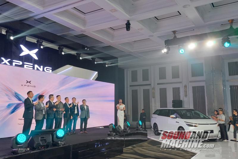 Peluncuran pertama brand Xpeng di Indonesia.